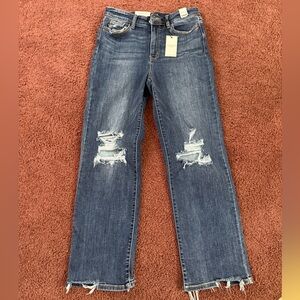 Judy Blue straight fit jeans.